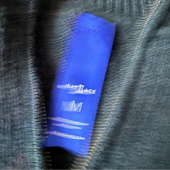 Kit + Ace Mens Medium Green Merino Wool Chunky Oversized 1/4 Zip Sweater - Picture 3 of 6